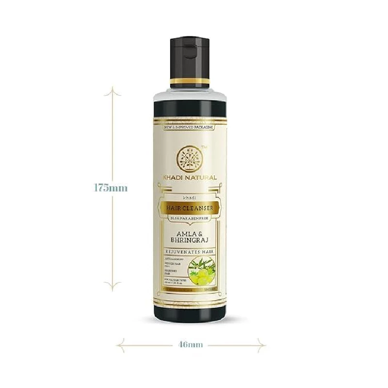Khadi Natural Amla & Bhringraj Shampoo, 210 ml-5.webp